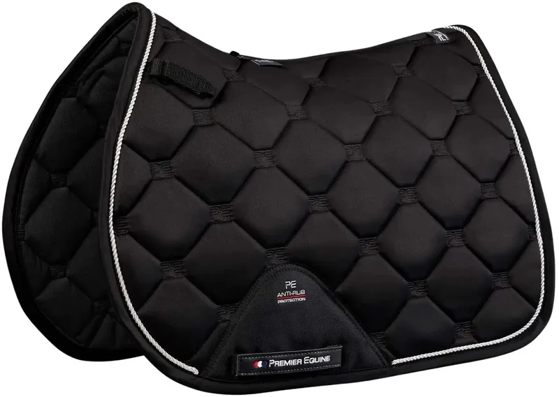 Saltare Cc Jump Zadeldekje Zwart Full by Premier Equine in Black – product photo