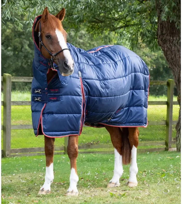 Staldeken voor paarden Premier Equine 400 g by Premier Equine in Blue – product photo