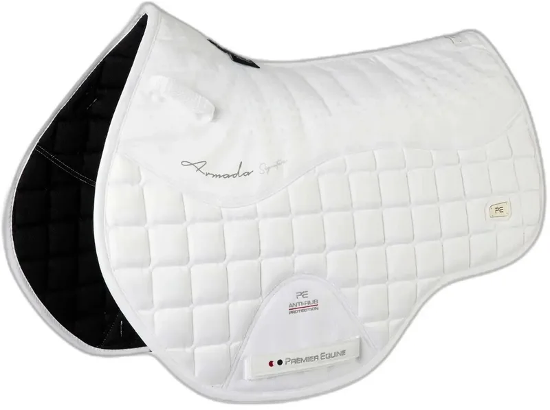 Zadeldek voor paarden Premier Equine Armada CC GP de Premier Equine en Blanc – photo produit