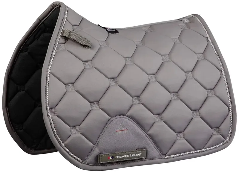 Zadeldek voor paarden Premier Equine Saltare Close Contact by Premier Equine in Grey – product photo