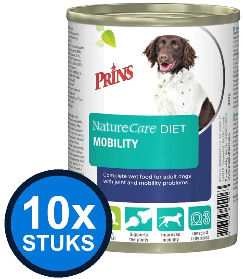 10x Prins - NatureCare dog dieet mobility 400gr - Hondenvoer - 400 g by Prins – product photo