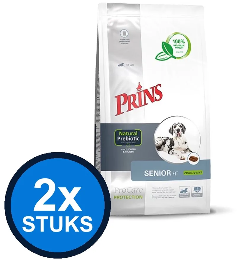2x Prins - ProCare protection senior fit 3kg - Hondenvoer - 3 kg von Prins – Produktfoto