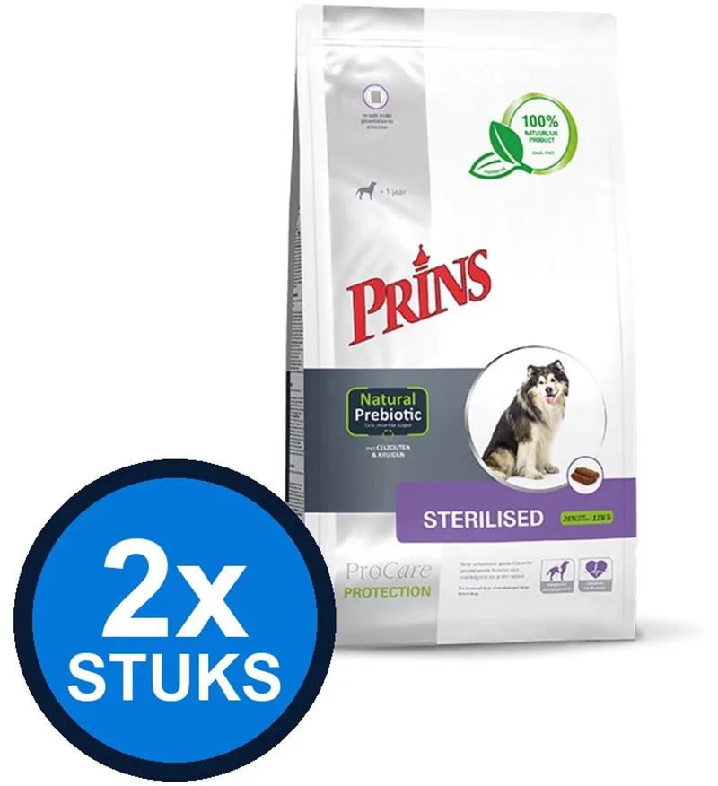 2x Prins - ProCare protection sterilised 3kg - Hondenvoer - 3 kg by Prins – product photo