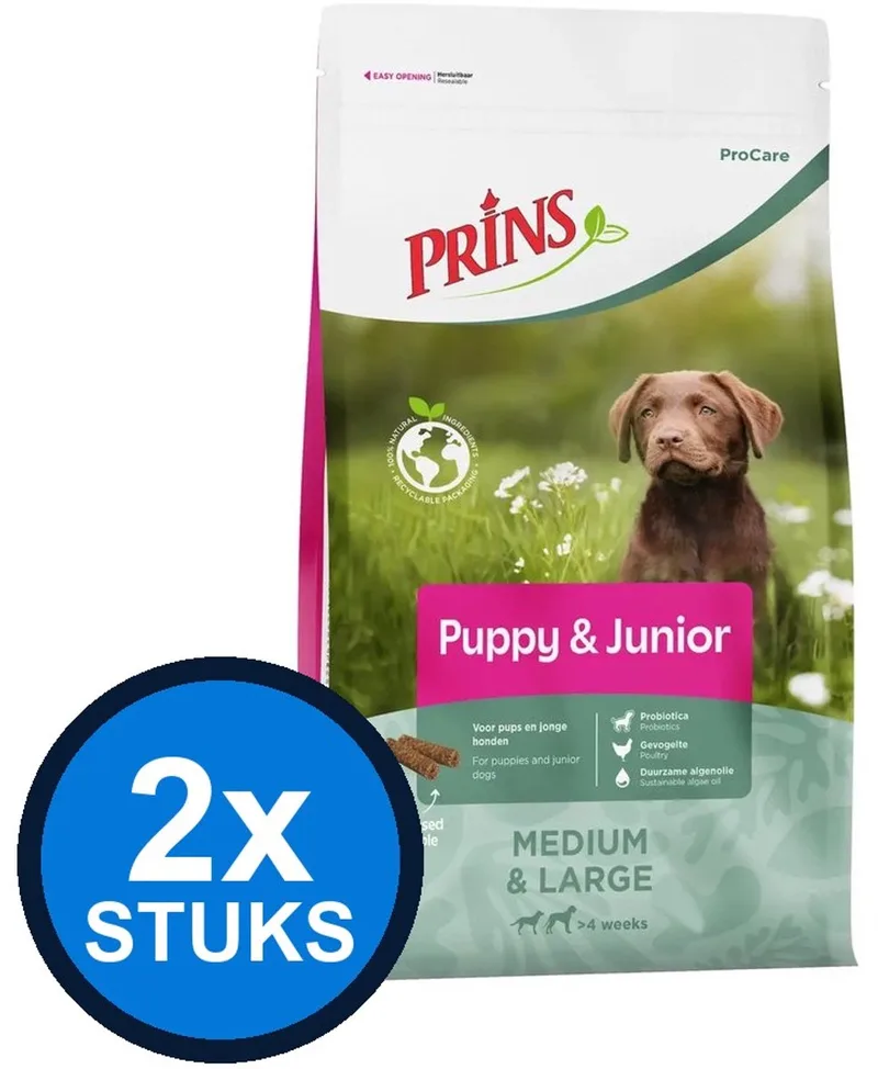 2x Prins - ProCare puppy&junior 3kg - Hondenvoer - 3 kg von Prins – Produktfoto