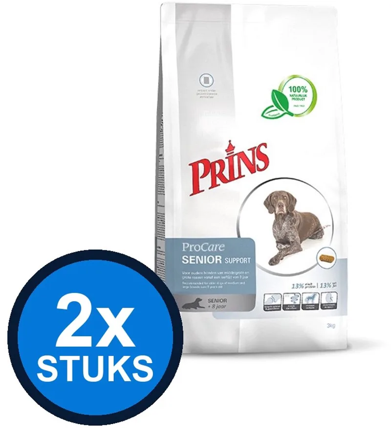2x Prins - ProCare senior support 3kg - Hondenvoer - 3 kg de Prins – photo produit