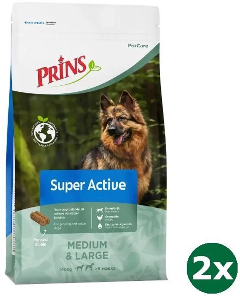 2x01_3 kg Prins procare super active hondenvoer by Prins – product photo