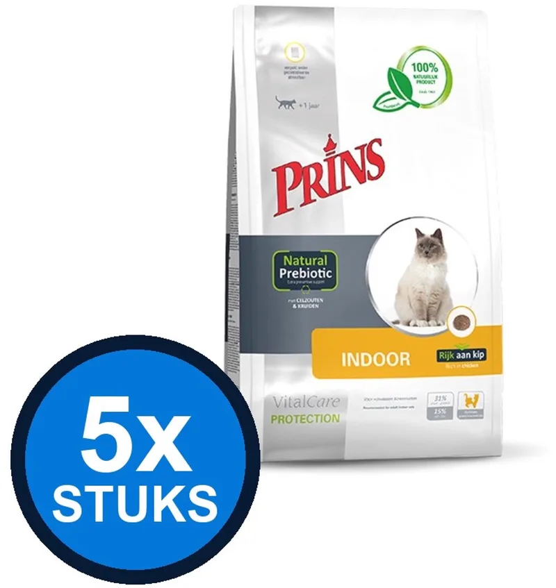 5x Prins - VitalCare protection indoor 1,5kg - Kattenvoer - 1.5 kg von Prins – Produktfoto