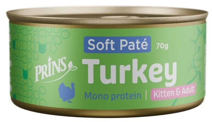 Cat Soft Pate Kalkoen 70gr by Prins – product photo