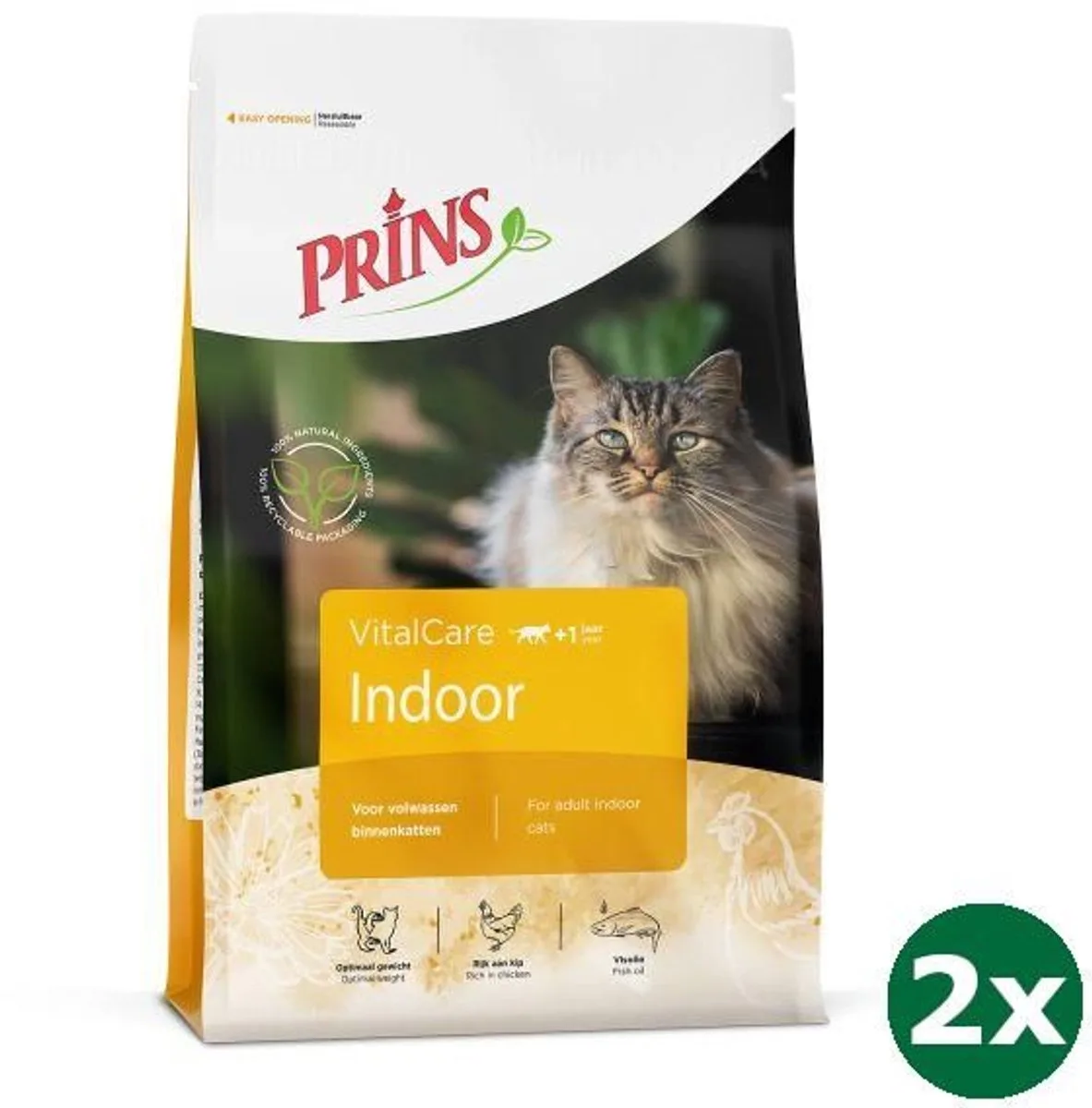 cat vital care indoor kattenvoer 2x 10 kg von Prins – Produktfoto