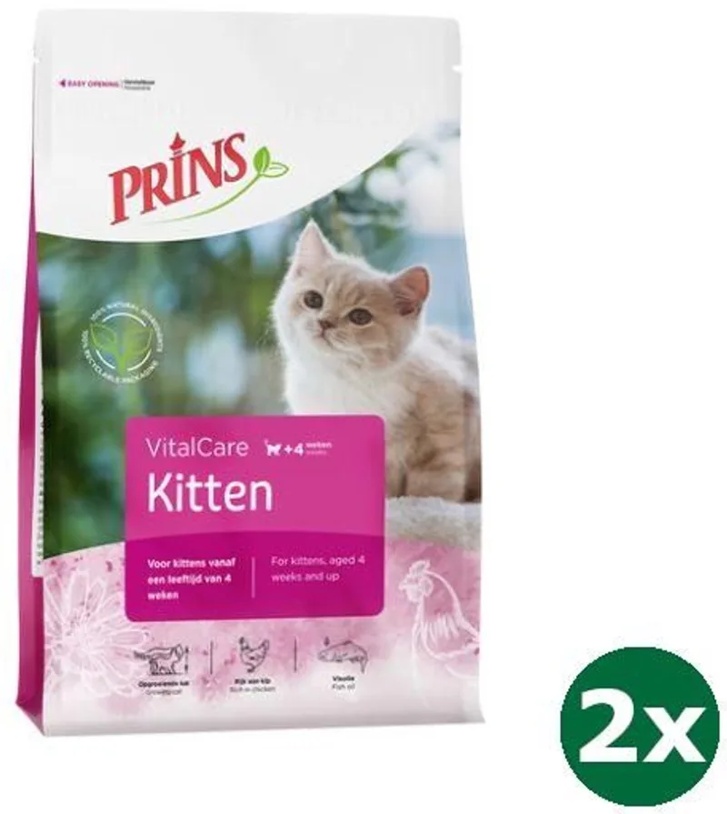 cat vital care kitten kattenvoer 2x 4 kg by Prins – product photo