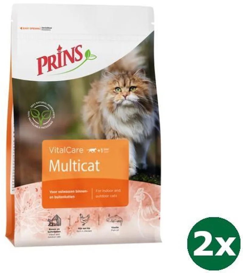 cat vital care multicat kattenvoer 2x 10 kg von Prins – Produktfoto
