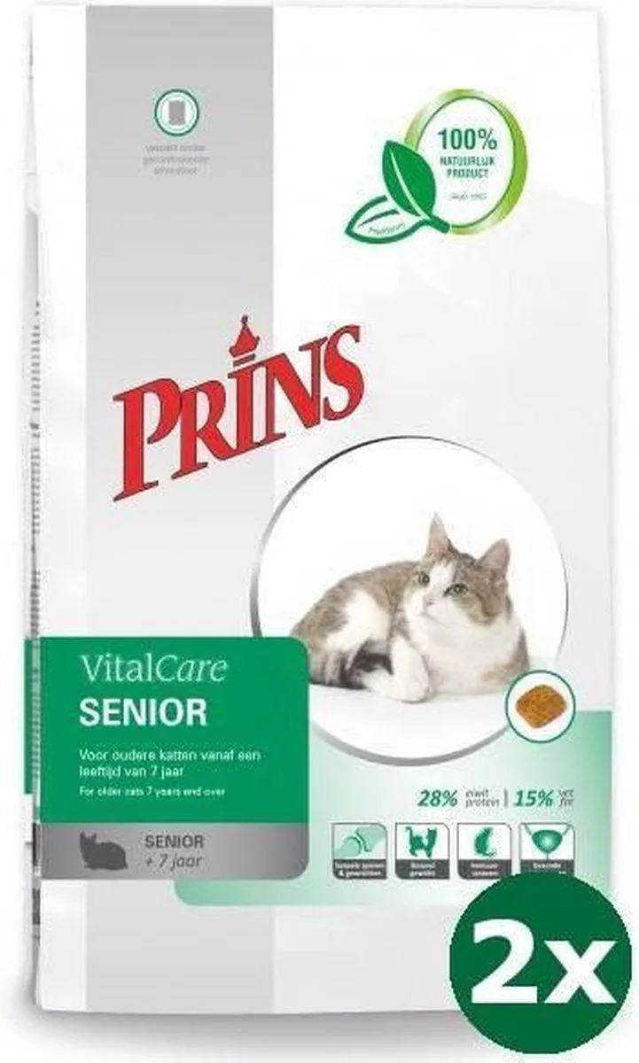 cat vital care senior kattenvoer 2x 1,5 kg by Prins – product photo