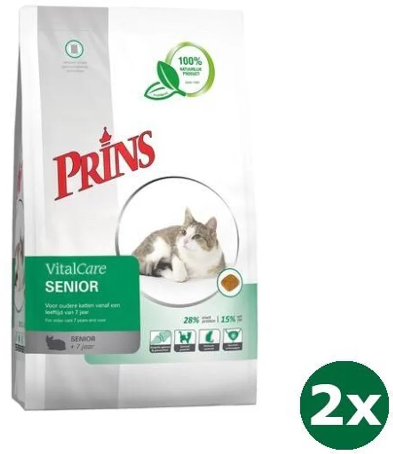 cat vital care senior kattenvoer 2x 10 kg von Prins – Produktfoto