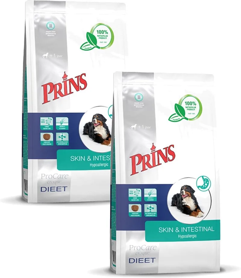 Diet Croque Skin Support Eend - Hondenvoer - 2 x 10 kg de Prins – photo produit