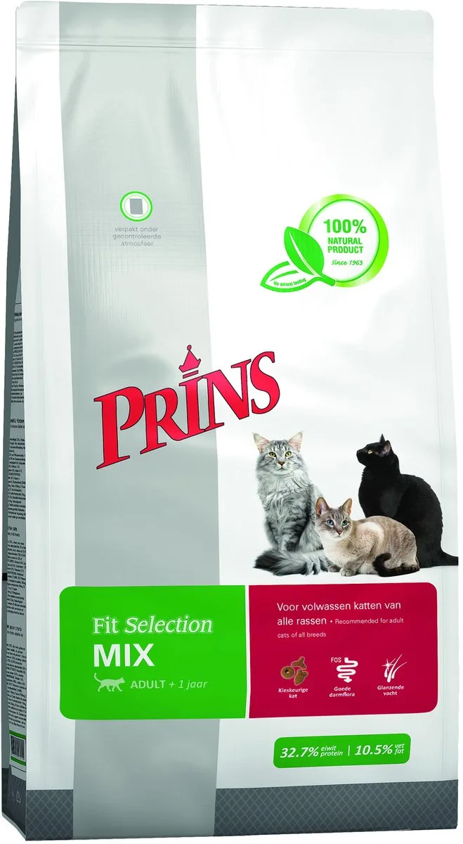 Fit Selection Cat Mix 10kg - Kattenvoer by Prins – product photo
