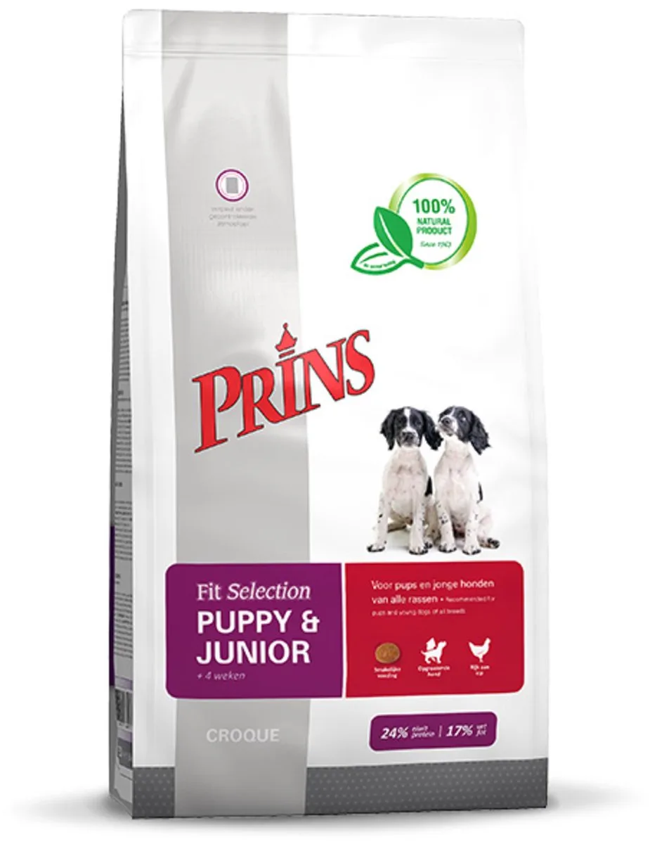 Fit Selection Dog Puppy&Junior 10kg von Prins – Produktfoto