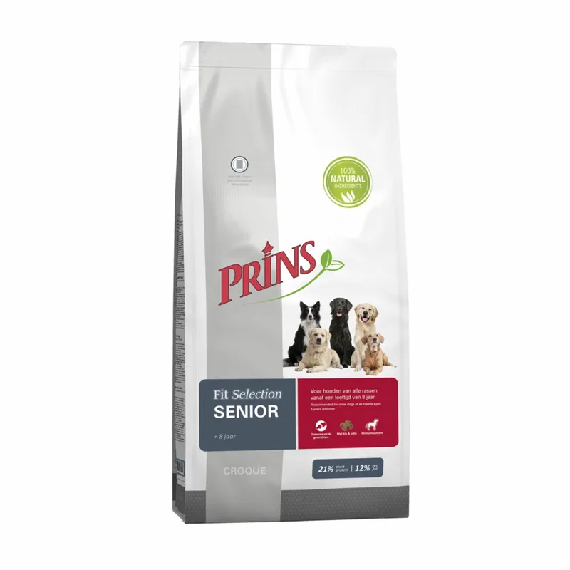 Fit Selection - Senior Hondenvoer - 4 x 2kg by Prins – product photo