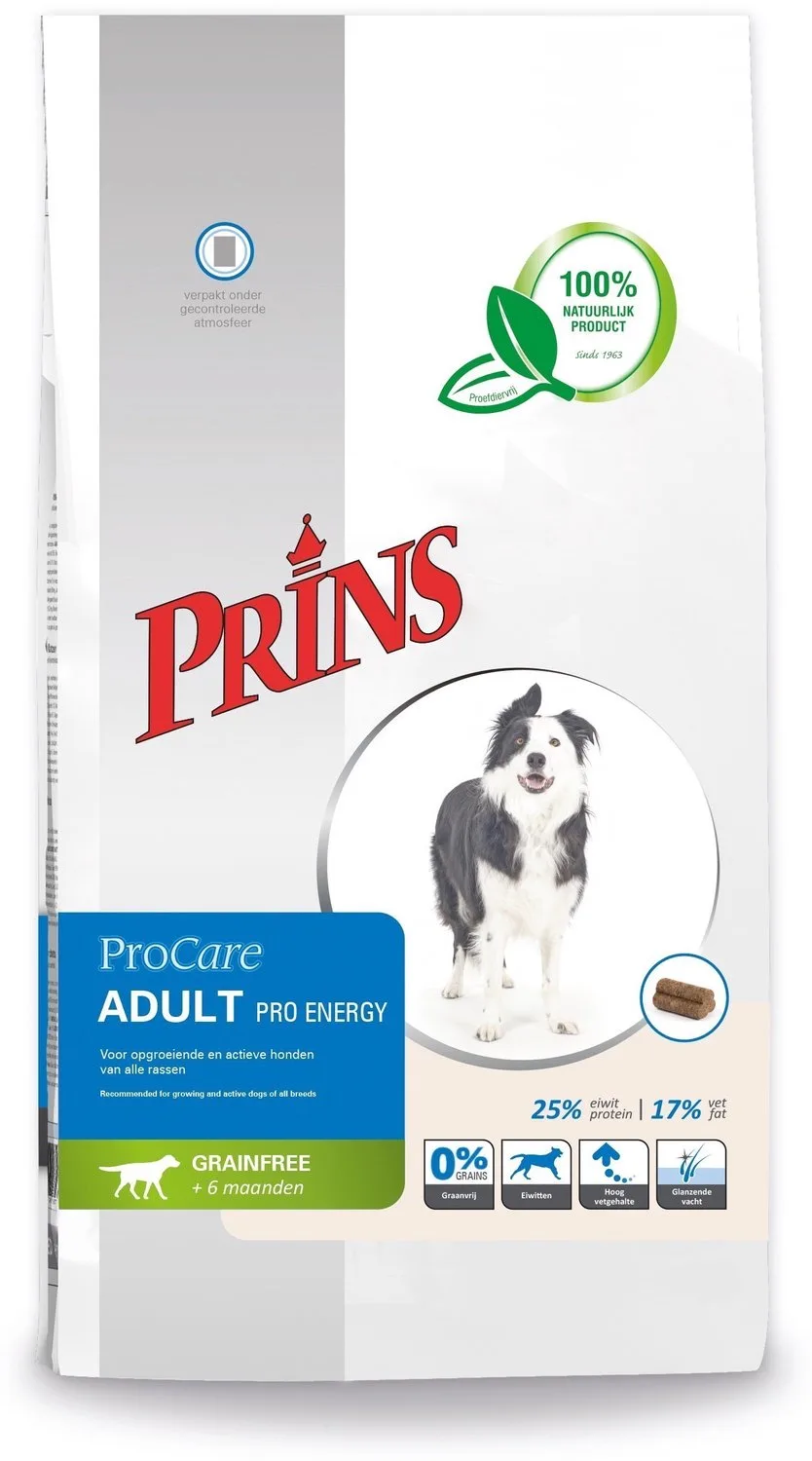 Grainfree Adult Pro Energy 3kg von Prins – Produktfoto