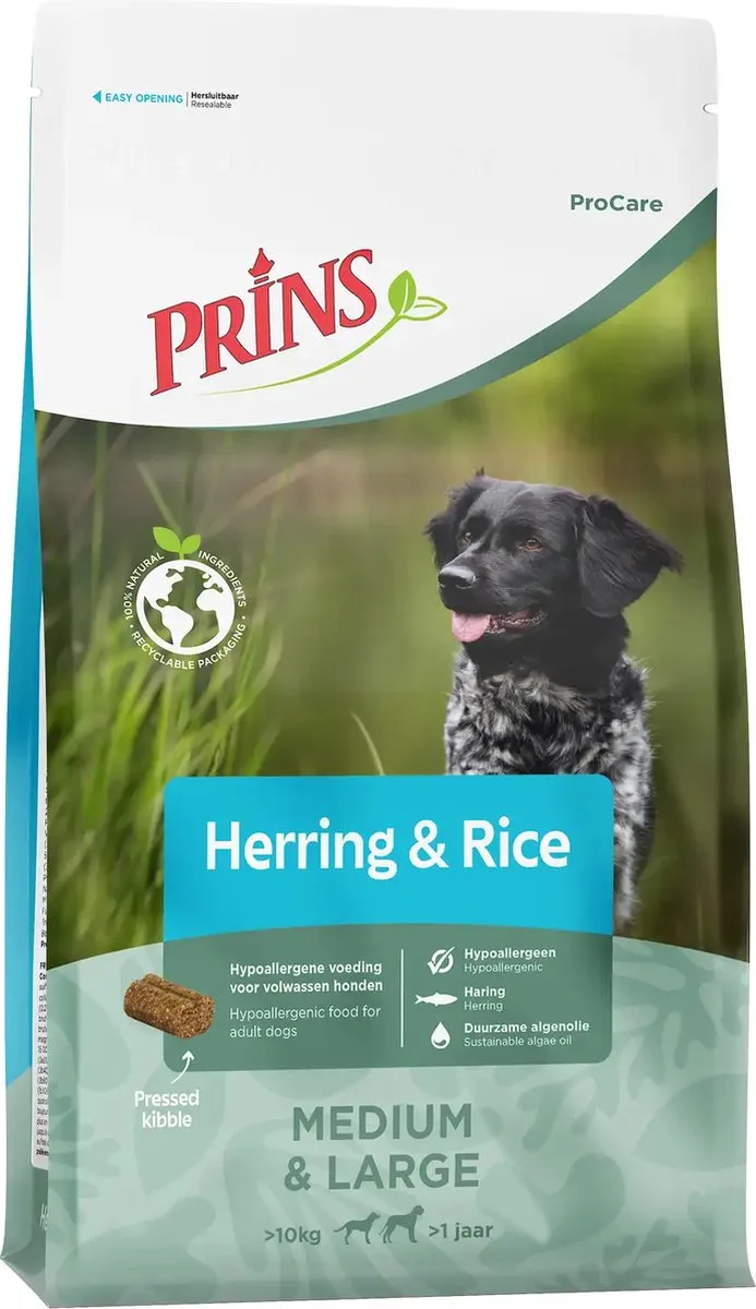 Herring & Rice -20 kg -Unizak van Prins – productfoto