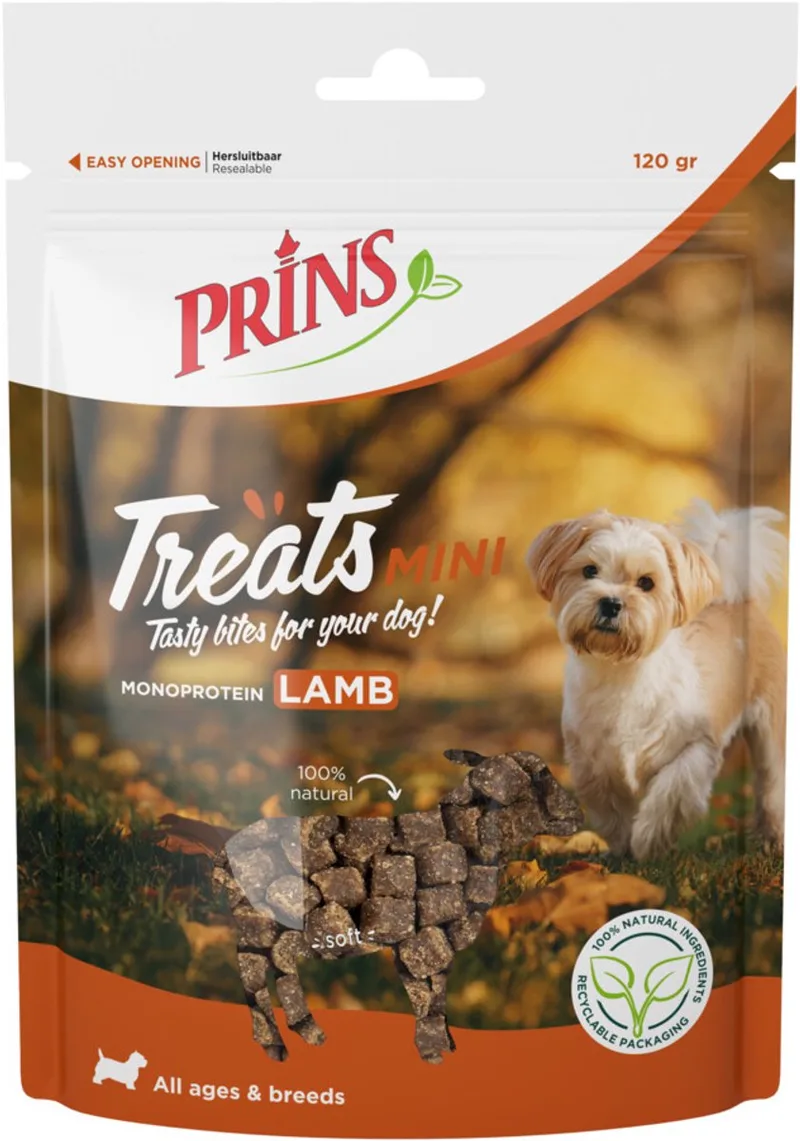 Hondensnack Treats Lamb - 10 x 120 gr - Voordeelverpakking by Prins – product photo