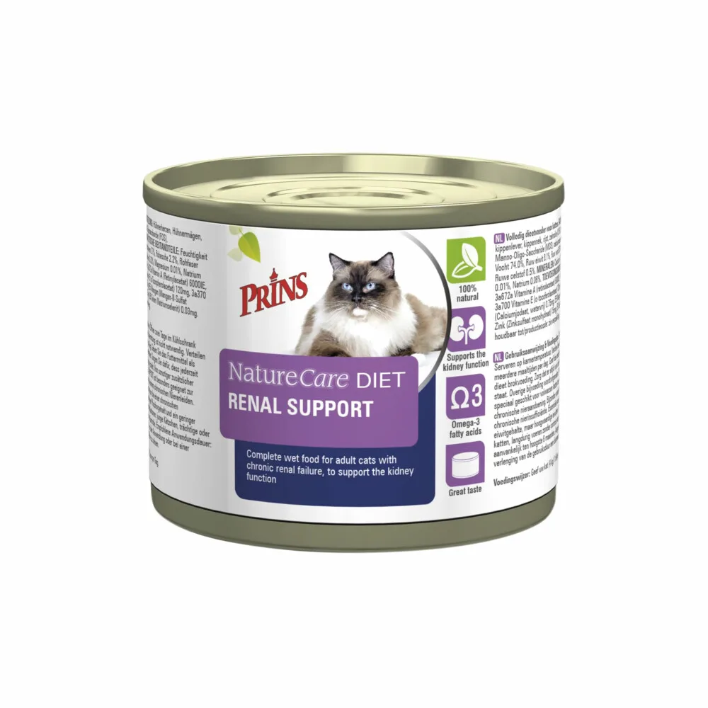 NatureCare Diet Kattenvoer Nat Renal Support 200 gr van Prins – productfoto