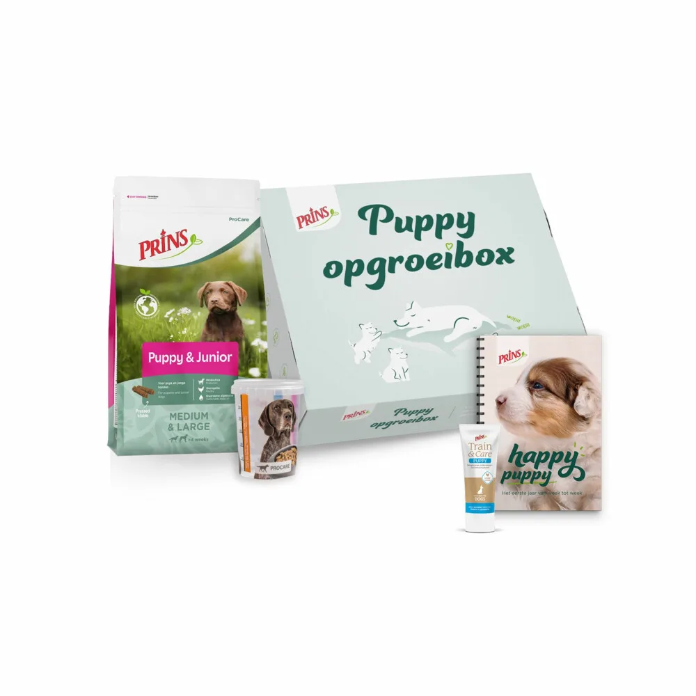 Opgroeibox ProCare Puppy & Junior van Prins – productfoto