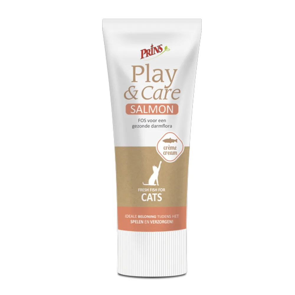 Play & Care Kattensnacks Zalm 75 gr van Prins – productfoto