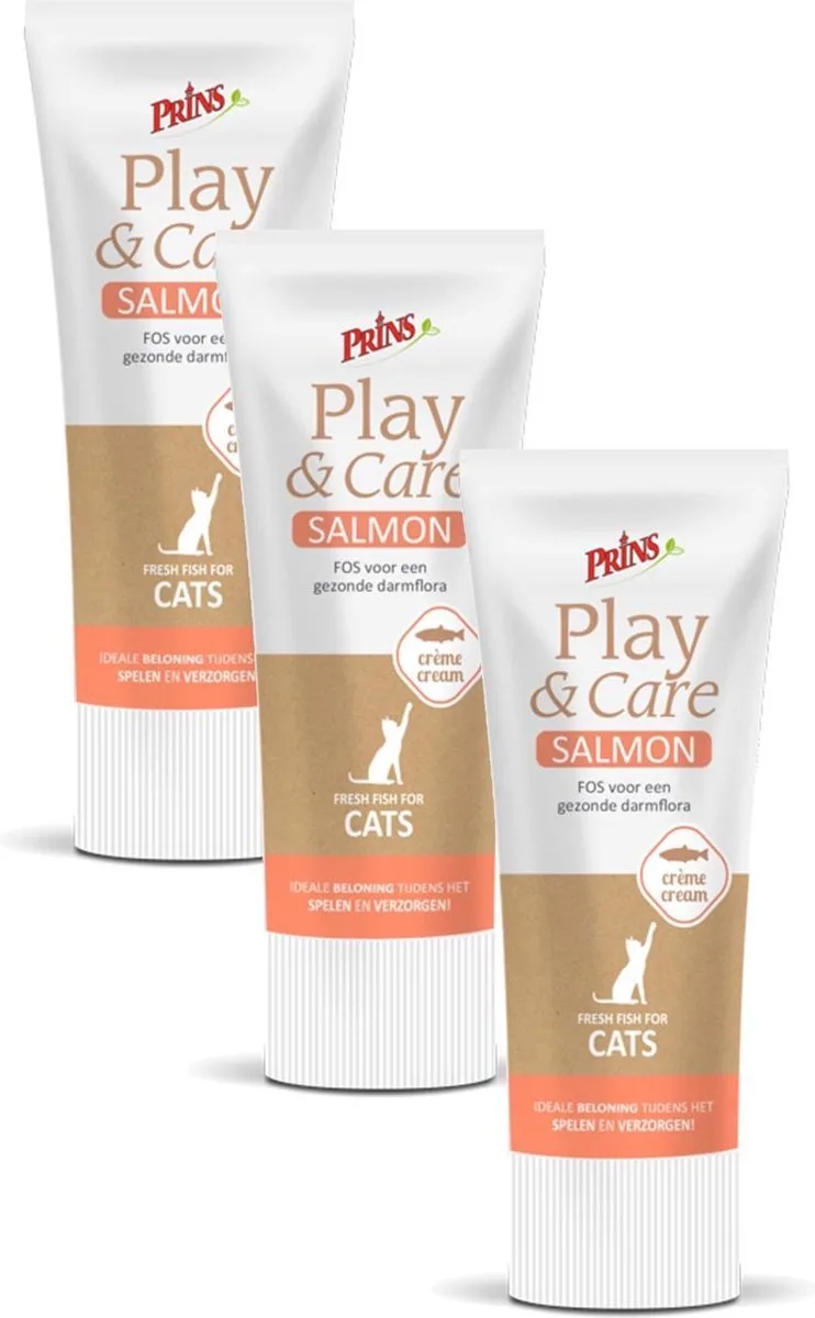 Play&Care Zalm - - 3 x 75 g van Prins – productfoto