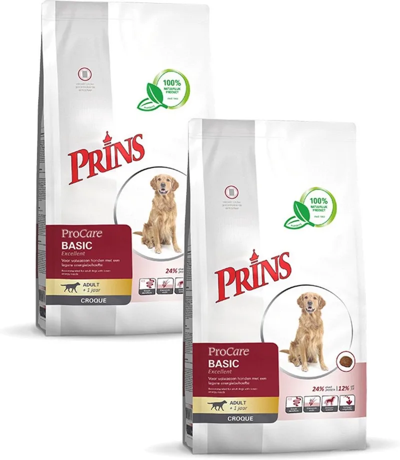 Procare Basic Croque Excellent Gevogelte&Vlees - Hondenvoer - 2 x 10 kg de Prins – photo produit