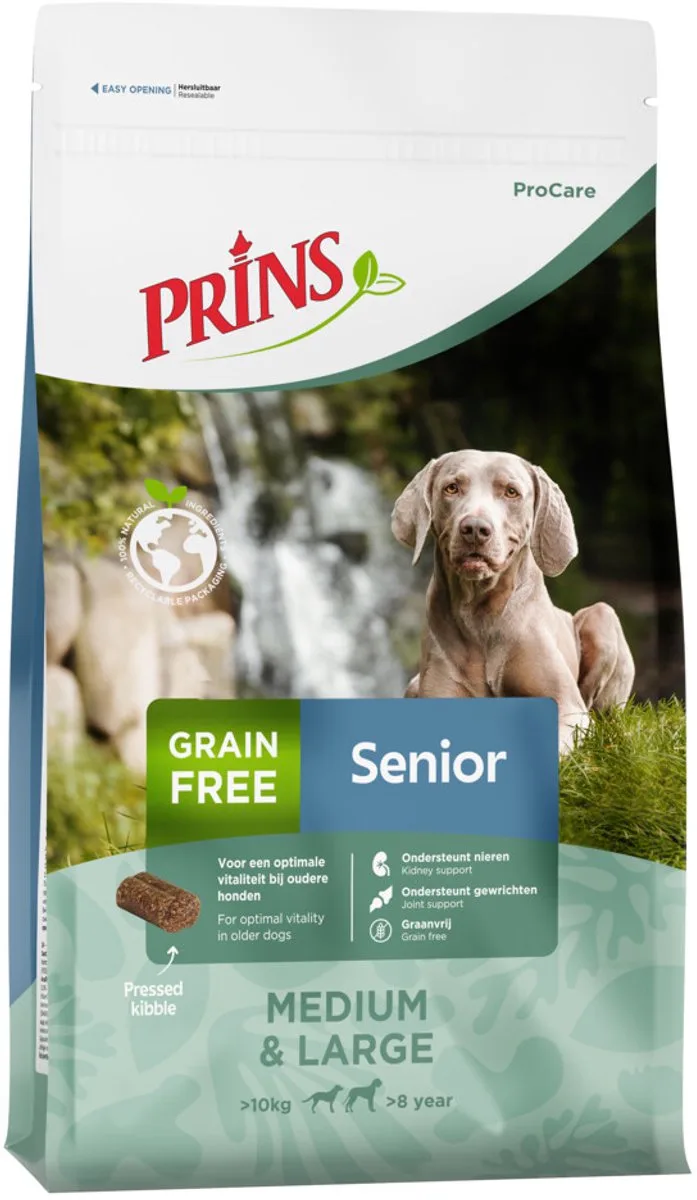 ProCare - Graanvrij Senior - Hondenvoer - 2 x 3kg de Prins – photo produit