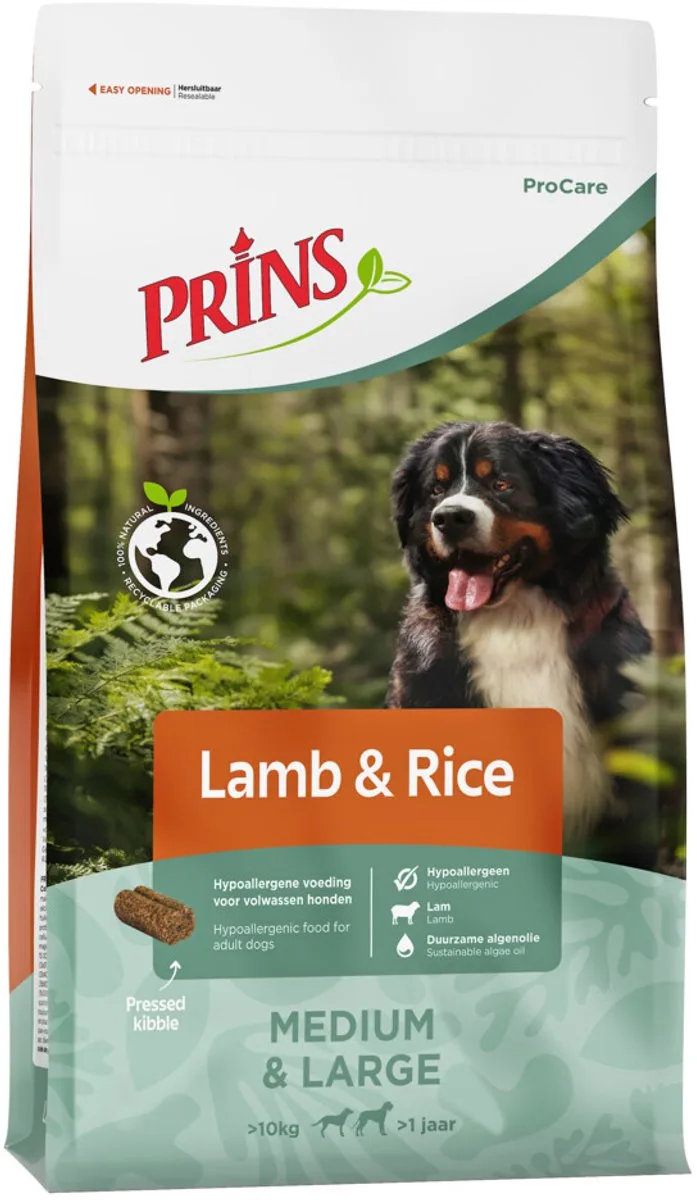 ProCare - Lam & Rijst - Hondenvoer - 2 x 3kg by Prins – product photo
