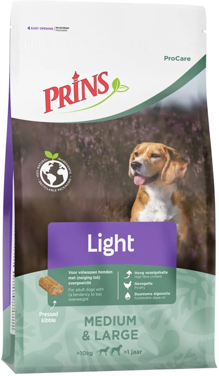 ProCare - Light Low Calorie - Hondenvoer - 2 x 3kg von Prins – Produktfoto