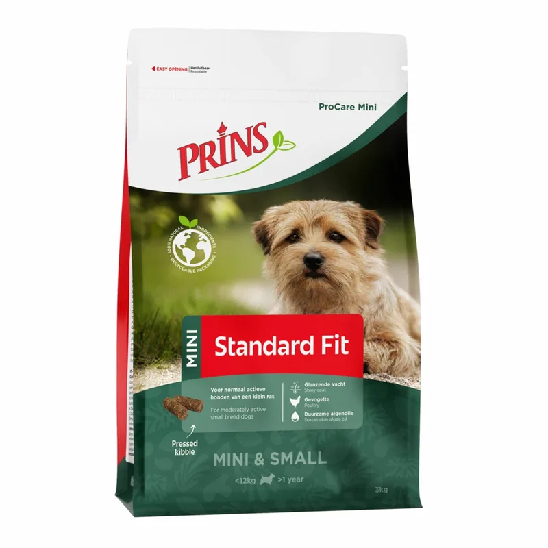 ProCare - Mini Standard Fit - Hondenvoer - 2 x 3kg by Prins – product photo