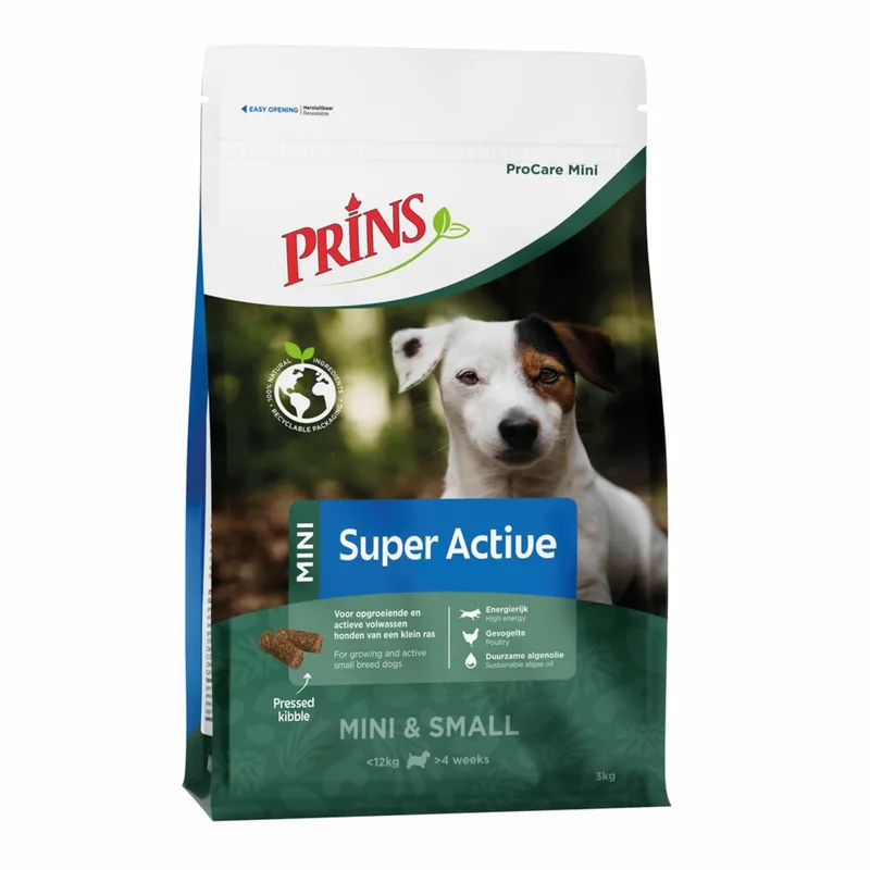 ProCare - Mini Super Active - Hondenvoer - 2 x 3kg by Prins – product photo