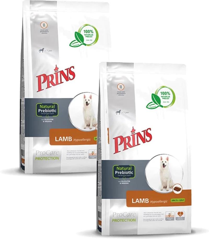 Procare Protection Hypoallegenic Lam - Hondenvoer - 2 x 3 kg by Prins – product photo