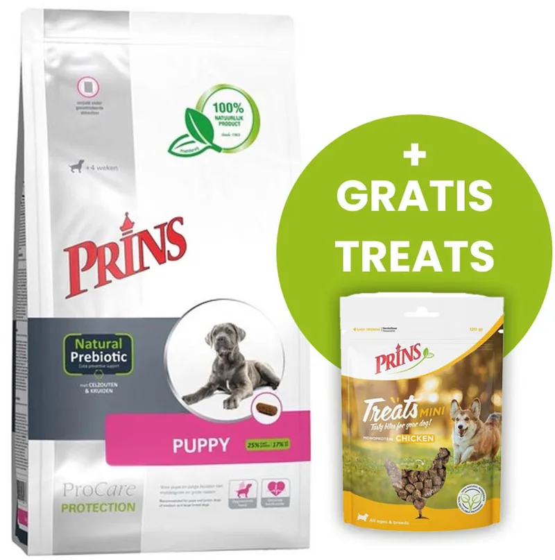 ProCare Protection Puppy 20kg - Hondenvoer - GRATIS treats de Prins – photo produit