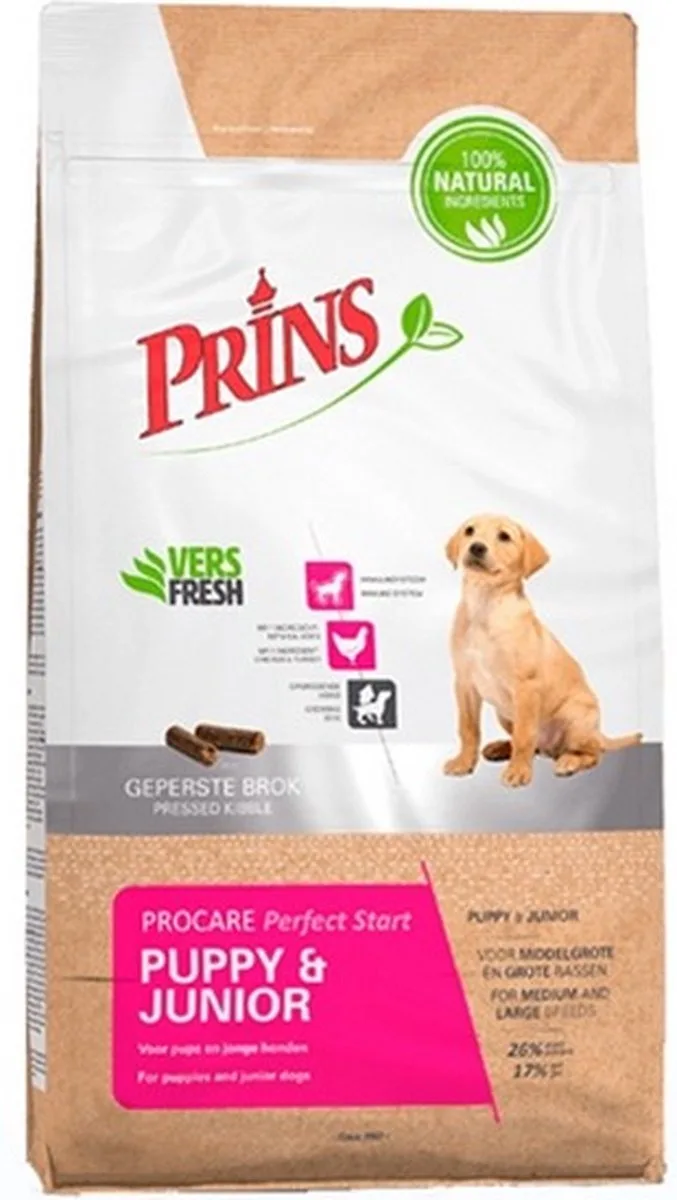 Procare Puppy & Junior - Hondenvoer - 3 kg de Prins – photo produit