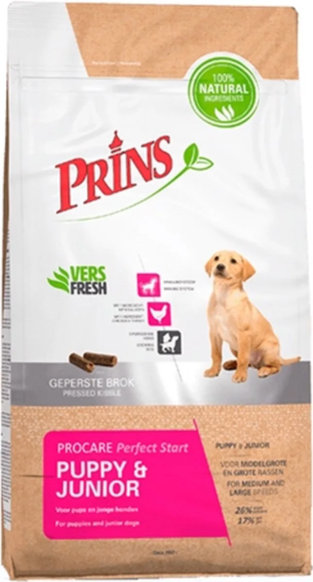 Procare Puppy & Junior - Hondenvoer - 3 kg by Prins – product photo