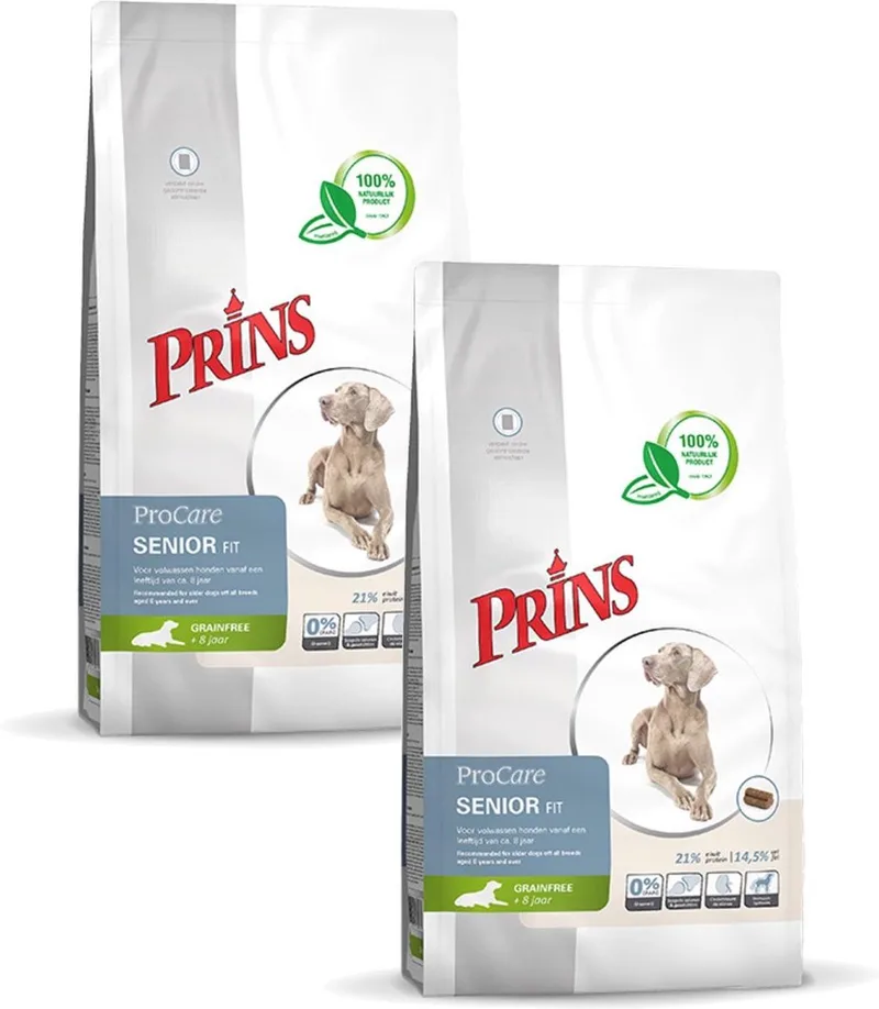 Procare Senior Fit - Hondenvoer - 2 x 12 kg Graanvrij by Prins – product photo