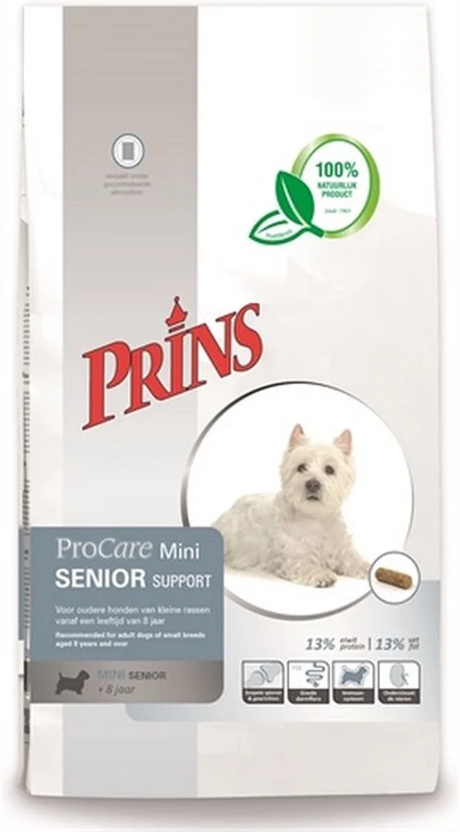 Procare Senior Support Mini - Hondenvoer - 3 kg by Prins – product photo