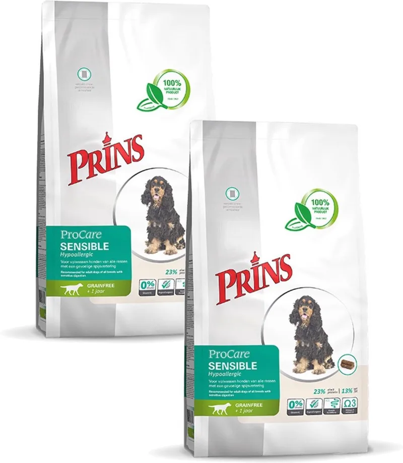 Procare Sensible Hypoallergic - Hondenvoer - 2 x 12 kg Graanvrij de Prins – photo produit