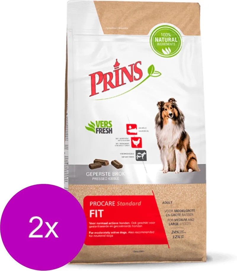 Procare Standard Fit - Hondenvoer - 2 x 20 kg by Prins – product photo