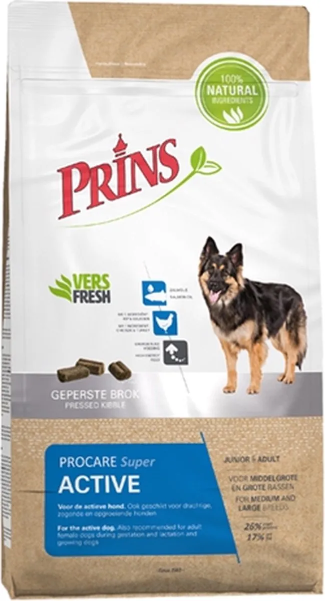 Procare Super Active - Hondenvoer - 3 kg de Prins – photo produit