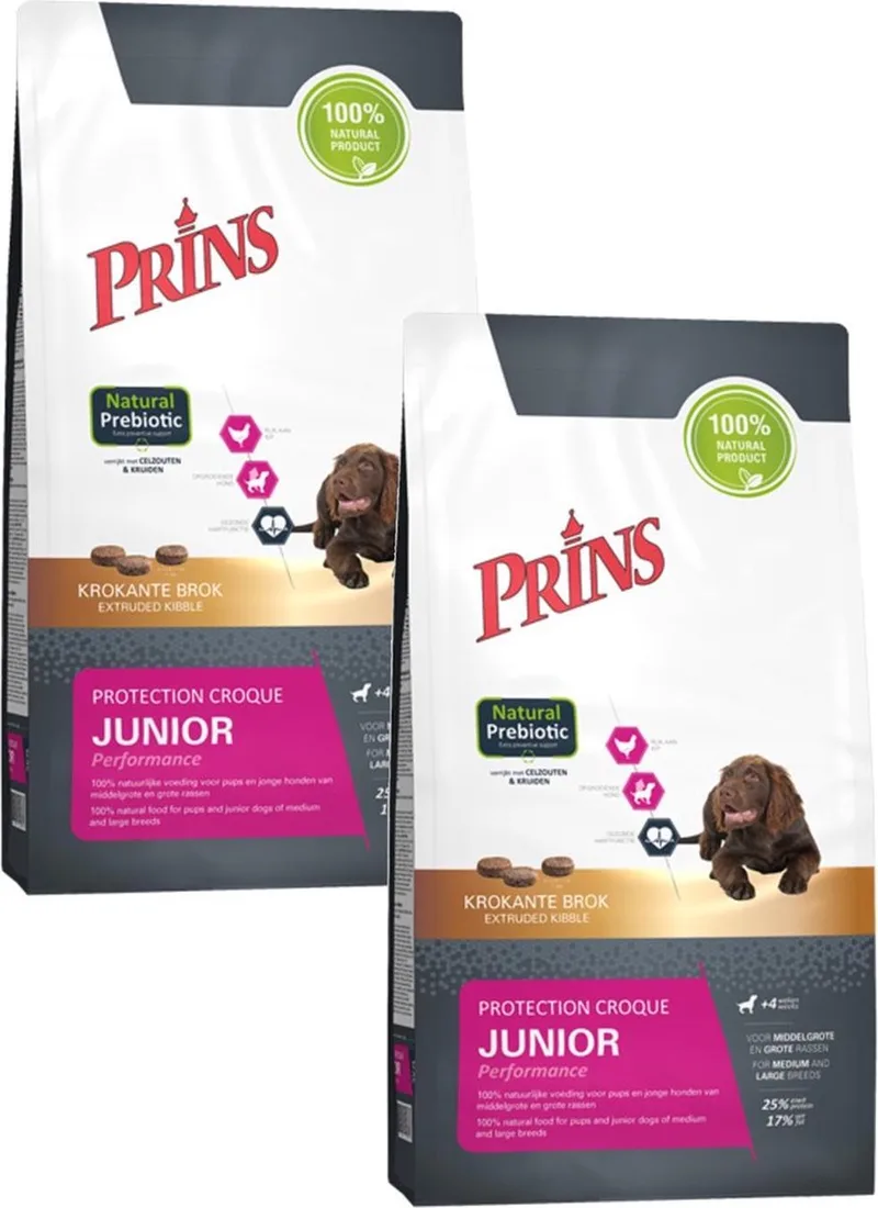 Protection Croque Junior Performance - Hondenvoer - 2 x 2 kg von Prins – Produktfoto