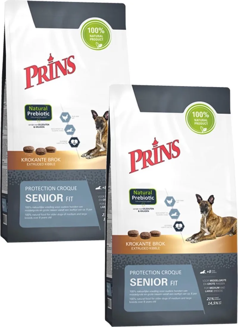 Protection Croque Senior Fit - Hondenvoer - 2 x 10 kg de Prins – photo produit