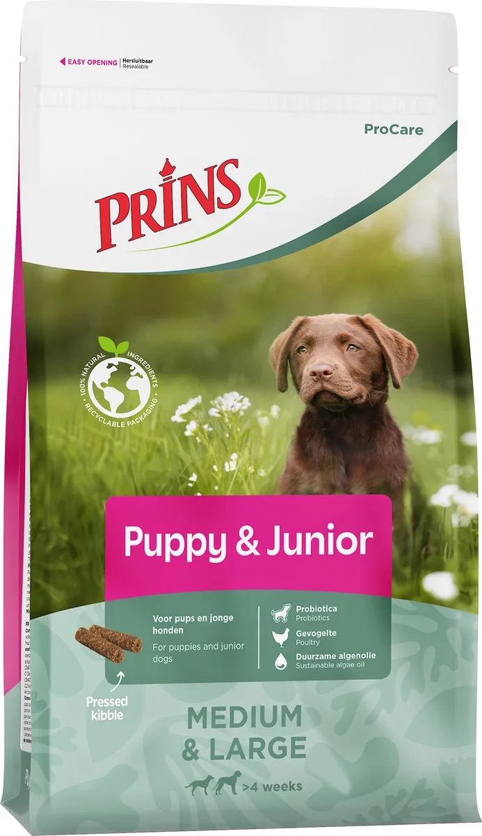 Puppy & Junior 20kg van Prins – productfoto