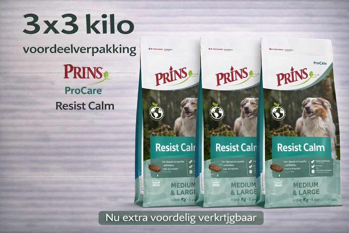 Resist Calm - 3x 3kg Voordeelverpakking van Prins – productfoto