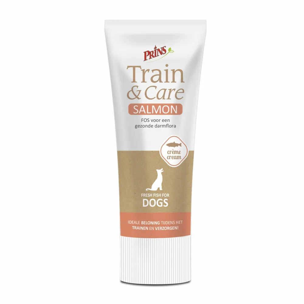 Train & Care Hondensnacks Zalm 75 gr van Prins – productfoto