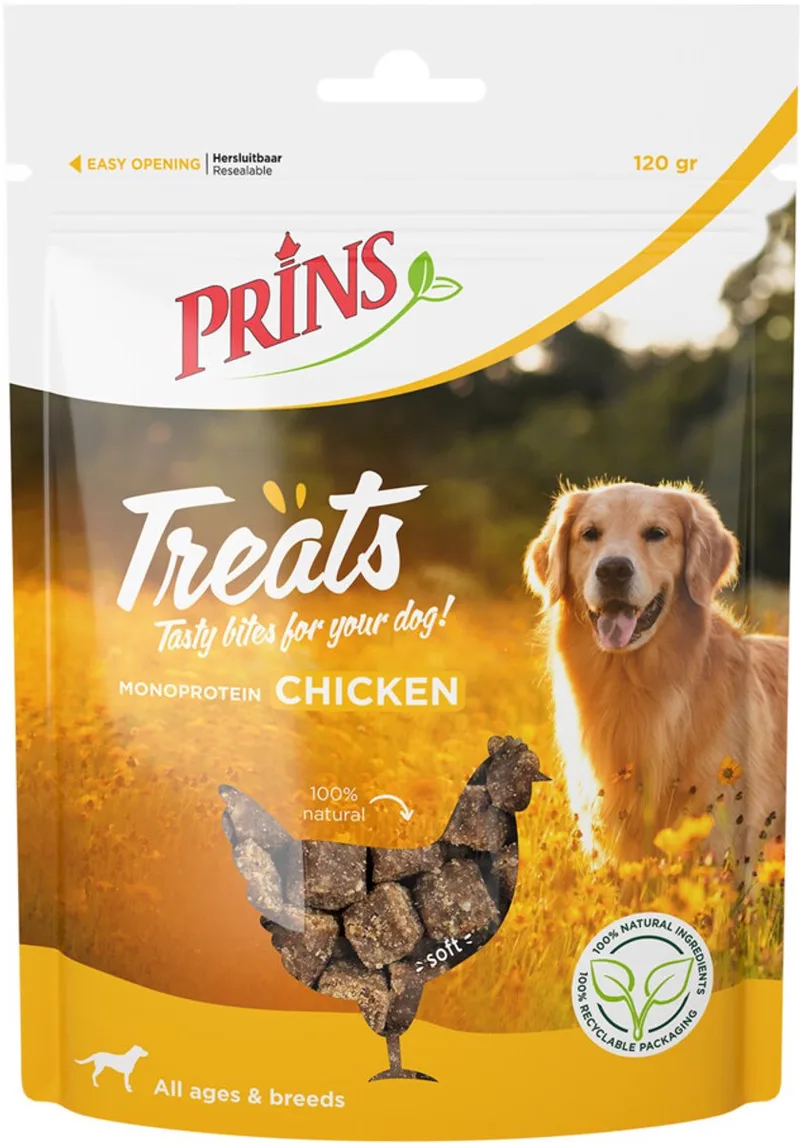 Treats Dog Chicken 0,12kg de Prins – photo produit