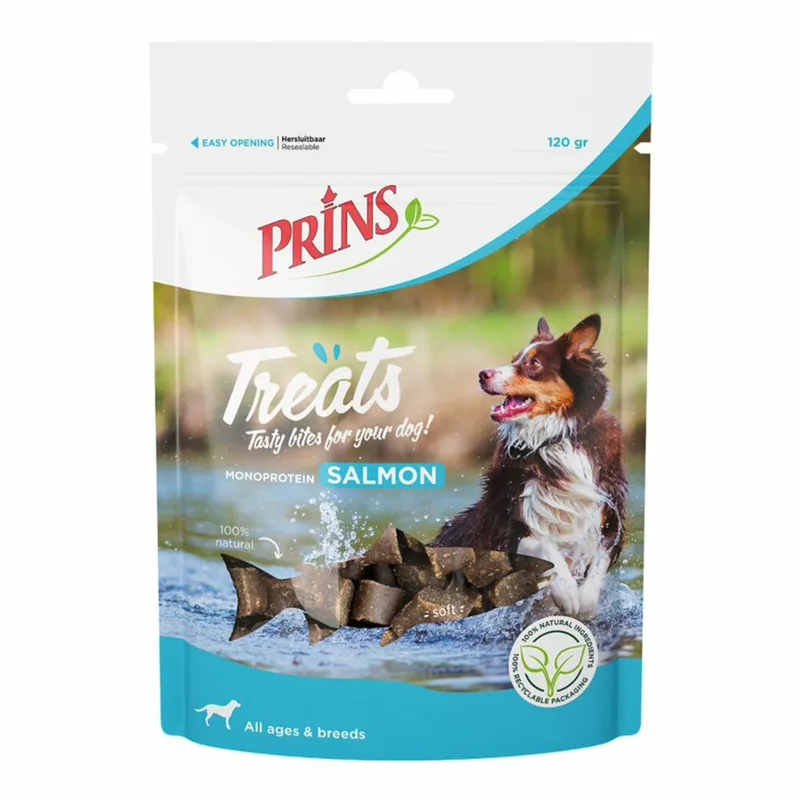 Treats Dog Salmon 10x0,12kg by Prins – product photo